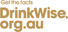 DrinkWise logo yellow gold