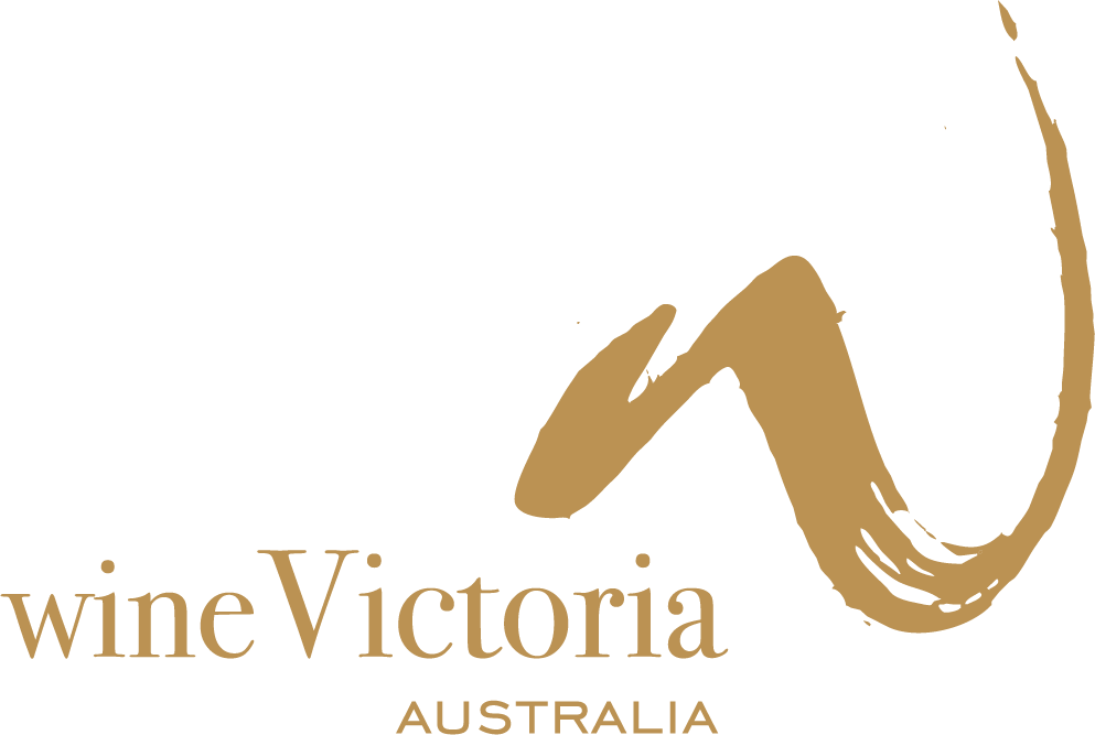 wine victoria logo gold yellow